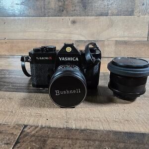 YASHICA TL ELECTRO X Film Camera with Two Lenses